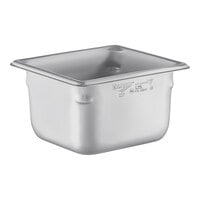 Vollrath 30642 Super Pan V® 1/6 Size 4" Deep Anti-Jam Stainless Steel Steam Table / Hotel Pan - 22 Gauge