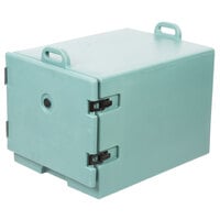 Cambro 1826MTC401 Camcarrier Slate Blue Front Loading Insulated Tray / Sheet Pan Carrier for Full Size Pans