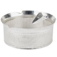 Tellier M5020 5/64 inch Perforated Replacement Sieve for # 5 Food Mill - Tin-Plated Steel