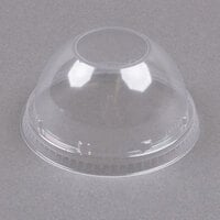 Dart Conex DLR662 Clear Dome Lid with 1 inch Hole - 100/Pack