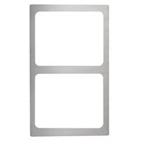 Vollrath 8243014 Miramar Stainless Steel Adapter Plate for Two Small Food Pans