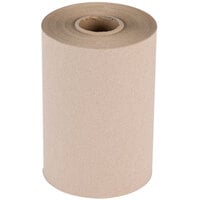 Roll Bulk Wholesale 8" Brown Kraft Hardwound Paper Towel 800 Feet 6-Pack 