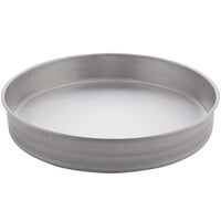 American Metalcraft T80081.5 8 inch x 1 1/2 inch Tin-Plated Stainless Steel Straight Sided Cake / Deep Dish Pizza Pan