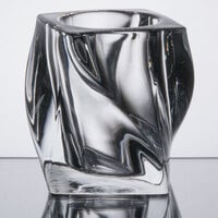 Sterno 80250 4 inch Clear Twist Glass Candle Holder