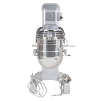 Hobart Legacy+ HL400-1 40 Qt. Planetary Floor Mixer with Guard & Standard Accessories - 240V, 3 Phase, 1 1/2 hp