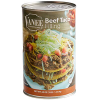 Vanee 48 oz. Can Beef Taco Filling - 6/Case