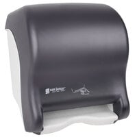 San Jamar T8400TBK Smart Essence Classic Hands Free Paper Towel Dispenser - Black Pearl