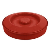 Carlisle 047505 7 1/4" Polypropylene Red Tortilla Server with Interlock Lid