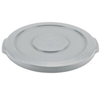 Continental 1002GY Huskee 10 Gallon Gray Round Trash Can Lid