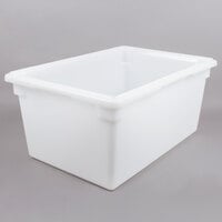 Cambro 182612P148 26" x 18" x 12" White Poly Food Storage Box