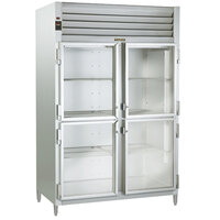 Traulsen AHT226WUT-HHG 40.8 Cu. Ft. Two Section Glass Half Door Shallow Depth Reach In Refrigerator - Specification Line