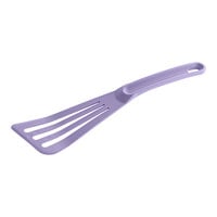 Mercer Culinary M35110PU Hell's Tools® 12" Purple Allergen-Free High Temperature Slotted Turner / Spatula