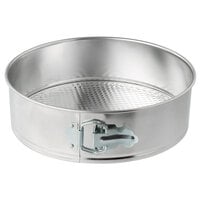 Winco 9 1/2" x 3" Light Tin Springform Cake Pan