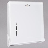 San Jamar T1905WH True Fold White C-Fold / Multi-Fold Towel Dispenser