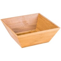 American Metalcraft BAM124 Square Bamboo Bowl - 12 inch x 4 1/2 inch
