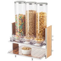 Cal-Mil 1499 Eco Modern 2.7 Liter Triple Canister Cereal Dispenser
