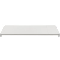 Solid stainless steel shelf