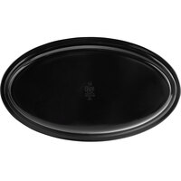 GET ML-182-BK 1.5 Qt. 12 1/2 inch x 7 inch Black Melamine Oval Casserole Dish for GET ML-191 Adapter Plate - 6/Case