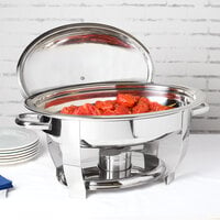 Vollrath 46500 6 Qt. Orion Lift-Off Large Oval Chafer