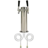 Micro Matic DS-532-211 Chrome ABS 2 Tap Tower - 3" Column