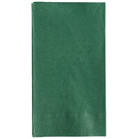 Choice 15 inch x 17 inch Hunter Green 2-PlyPaper Dinner Napkin - 125/Pack