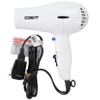 Conair 047W White 2 Heat / 2 Speed Hair Dryer - 1600W