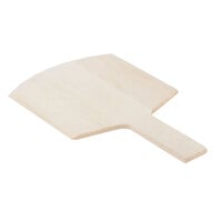 American Metalcraft 8 inch x 9 inch Wood Pizza Peel with 5 inch Handle 814