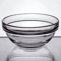 Arcoroc E9158 Stackable 7.5 oz. Glass Ingredient Bowl by Arc Cardinal - 36/Case