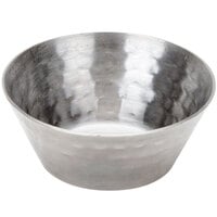 American Metalcraft HAMSC3 1.5 oz. Hammered Stainless Steel Round Sauce Cup