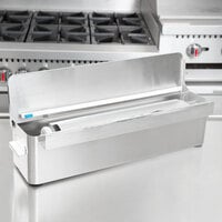 Edlund FFD-18 12 inch and 18 inch Adjustable Stainless Steel Film and Foil Dispenser / Cutter