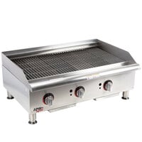 APW Wyott GCB-36S 36" Radiant Charbroiler - 90,000 BTU