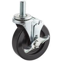 Garland and SunFire Equivalent 5 inch Stem Caster with Brake for SunFire X24, X36, X60 and Garland / U.S. Range G, GF, GFE, and U Series Ranges