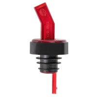 Tablecraft 295R Red Liquor Pourer with Screen   - 12/Pack