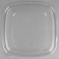 Sabert 54160B50 Bowl2 Clear Dome Lid for 80 oz. and 160 oz. Square Bowls - 50/Case