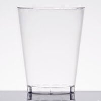 Fineline Savvi Serve 408-CL 8 oz. Tall Clear Hard Plastic Tumbler - 500/Case