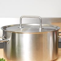Vollrath 47775 Intrigue 12 1/2 inch Stainless Steel Cover with Loop Handle