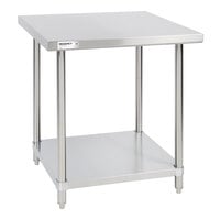 Regency 30" x 30" 16-Gauge 304 Stainless Steel Commercial Work Table with Undershelf