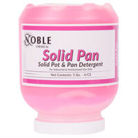 Noble Chemical 5 lb. / 80 oz. Solid Pan Detergent - 4/Case