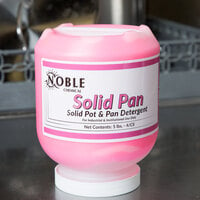 Noble Chemical 5 lb. / 80 oz. Solid Pan Detergent - 4/Case