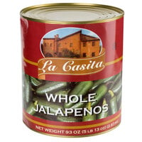 #10 Can Whole Jalapeno Peppers - 6/Case