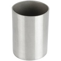 American Metalcraft SSPH2 2 inch x 2 3/4 inch Satin Finish Stainless Steel Round Sugar Packet / Cube Holder