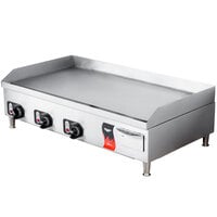 Vollrath 40717 Cayenne 36 inch Thermostatic Electric Griddle 220V