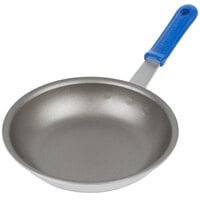 Vollrath ES4007 Wear-Ever 7 inch Aluminum Non-Stick Fry Pan with Rivetless Interior, PowerCoat2 Coating, and Blue Cool Handle