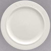 Homer Laughlin by Steelite International HL6081000 9 3/4 inch Ivory (American White) China Plate - 24/Case