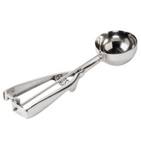 #12 Round Stainless Steel Squeeze Handle Disher - 3.25 oz.
