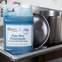 Noble Chemical PRM Pan Pro Premium 2.5 Gallon / 320 oz. Pot & Pan Soap - 2/Case