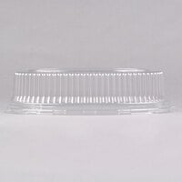 Fineline 9514-L Platter Pleasers 14 inch x 21 inch Clear Plastic Oval Tray Dome Lid - 40/Case