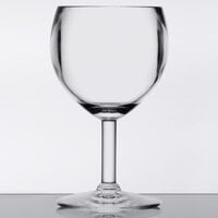 GET SW-1406-1-SAN-CL 6 oz. Customizable SAN Plastic Wine Glass - 24/Case