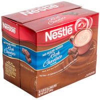 Nestle No Sugar Added Hot Chocolate Mix Packet - 30/Box