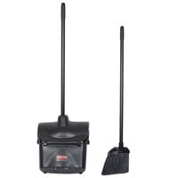 Rubbermaid 7 1/2 inch Front of House Angled Lobby Broom with Dustpan